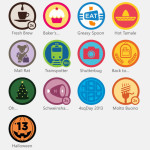 foursquare badges